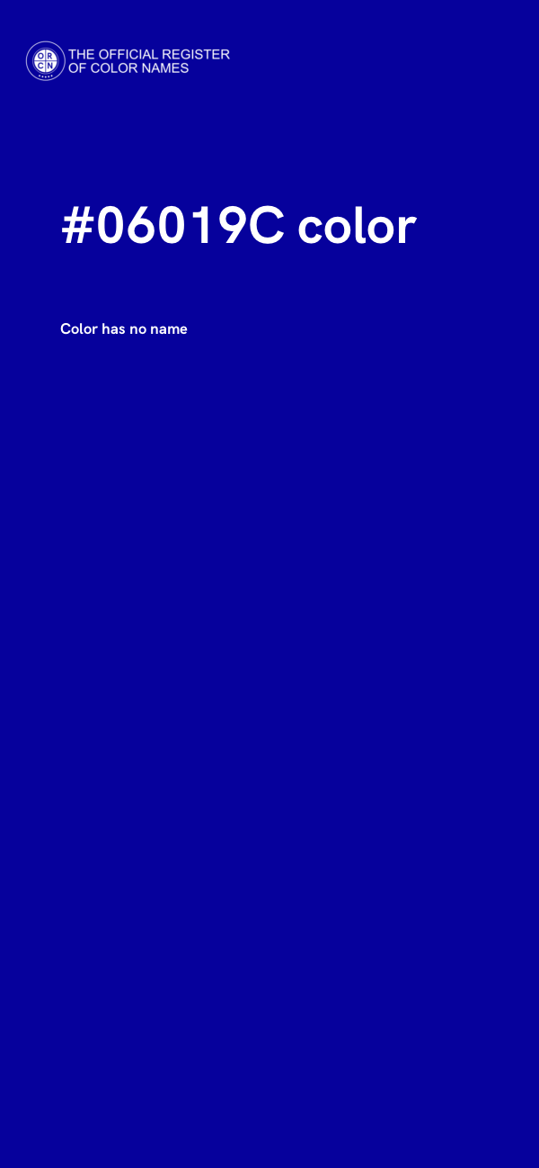 #06019C color image