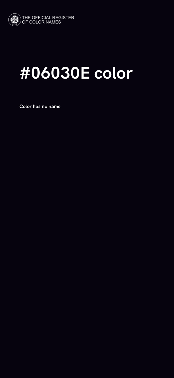 #06030E color image
