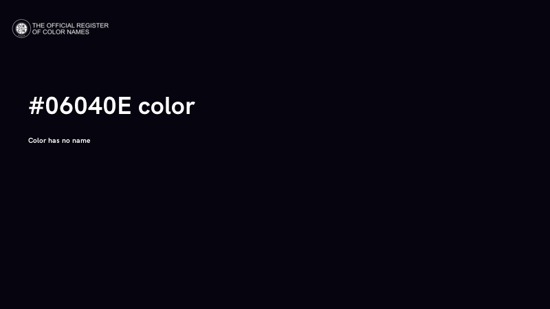 #06040E color image
