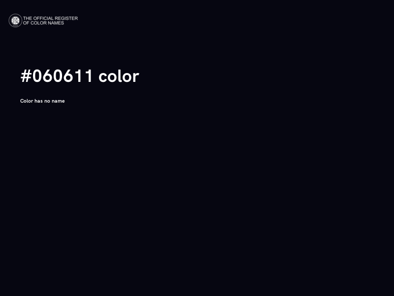 #060611 color image
