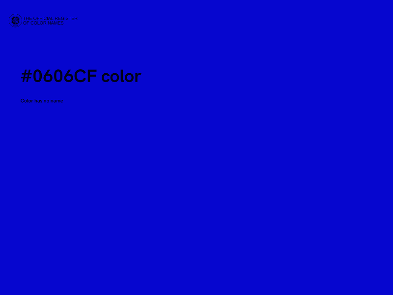 #0606CF color image