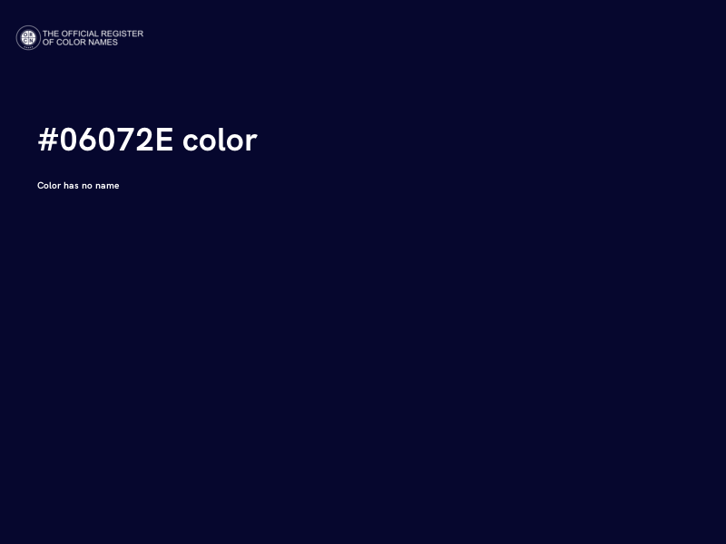 #06072E color image