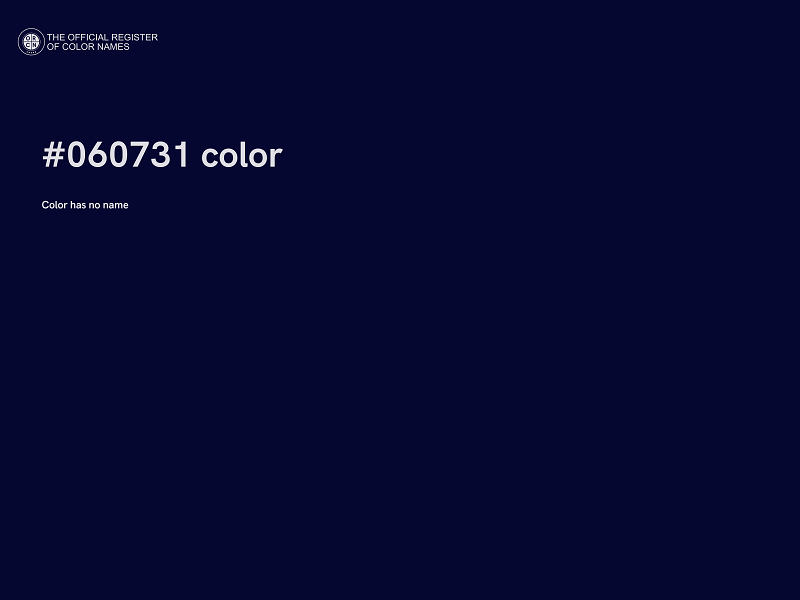 #060731 color image