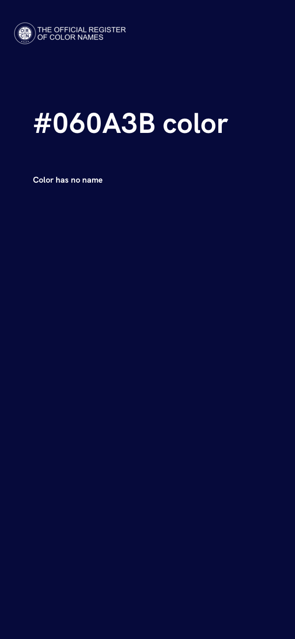#060A3B color image