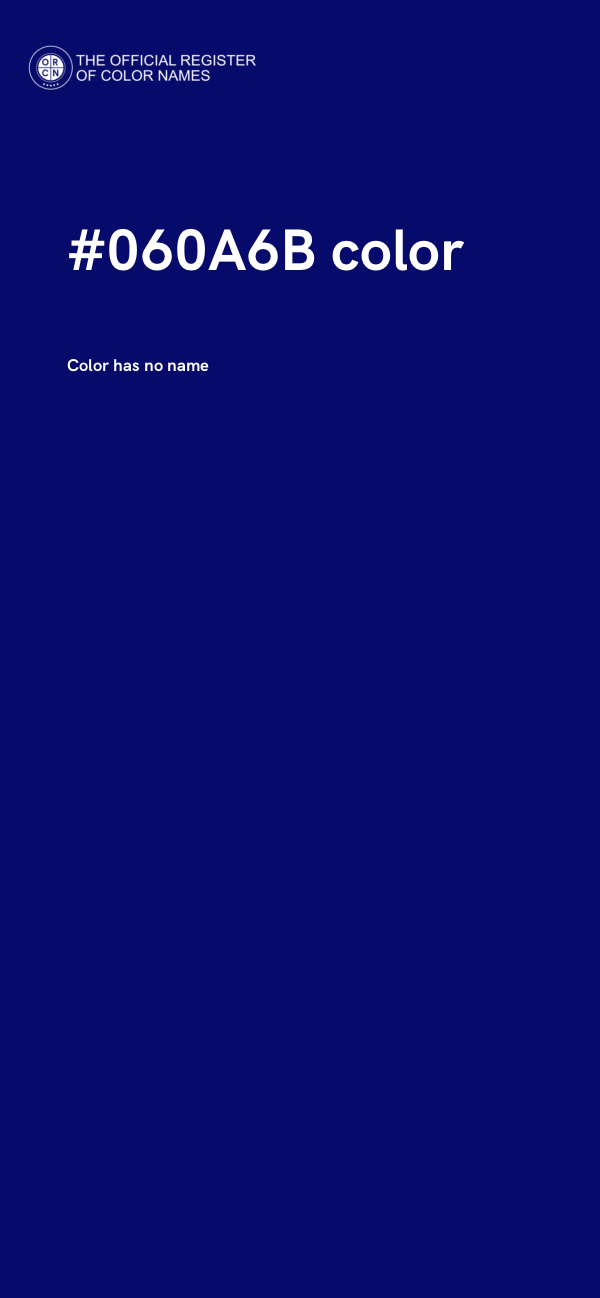 #060A6B color image