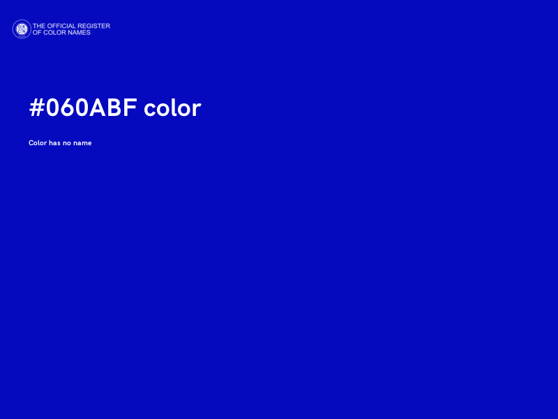 #060ABF color image