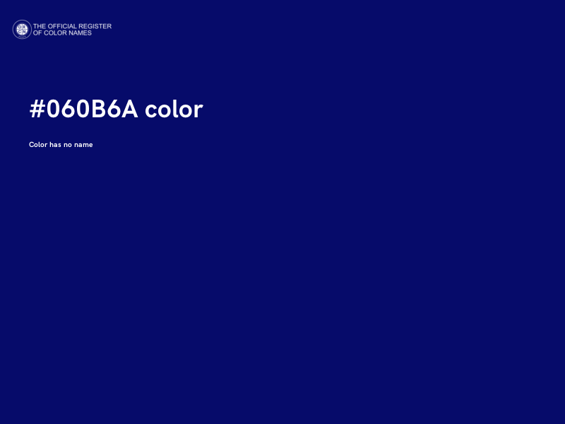 #060B6A color image