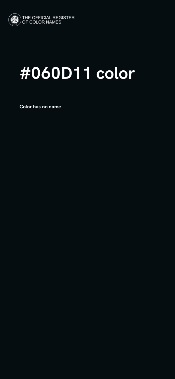 #060D11 color image