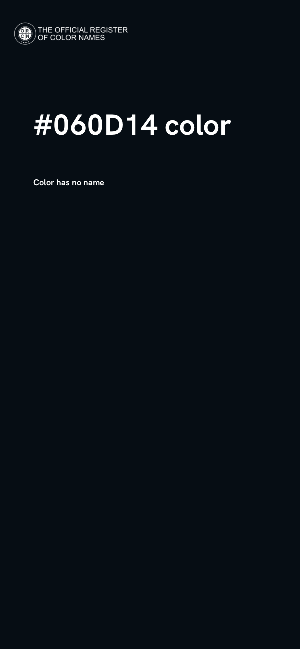 #060D14 color image