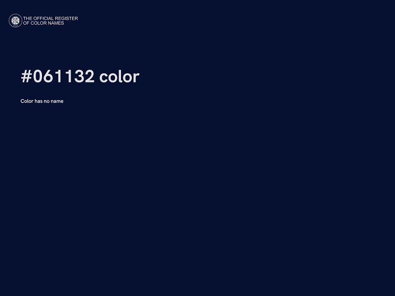 #061132 color image