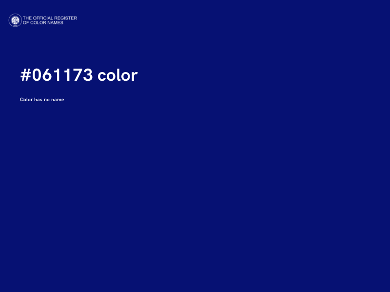 #061173 color image