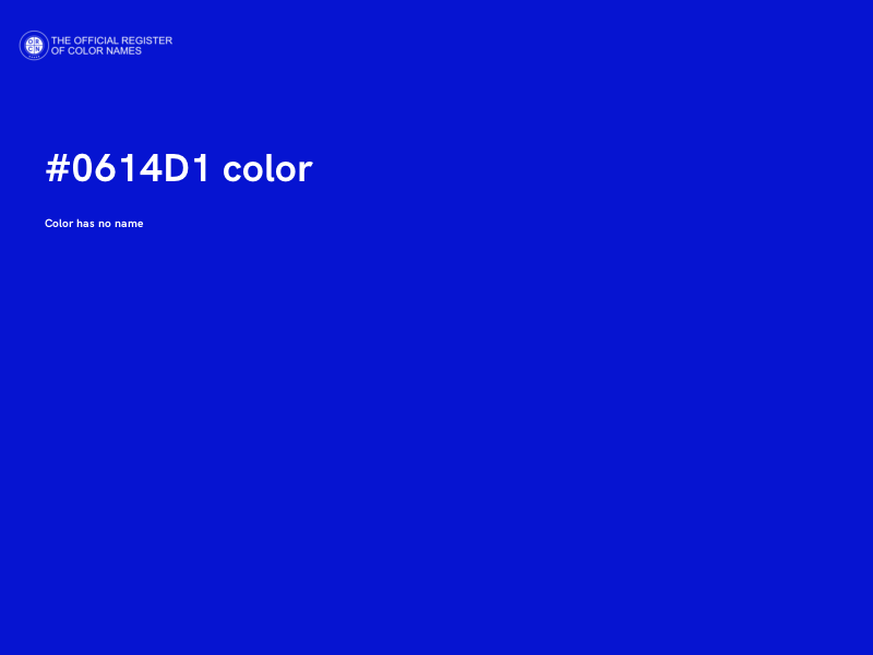 #0614D1 color image