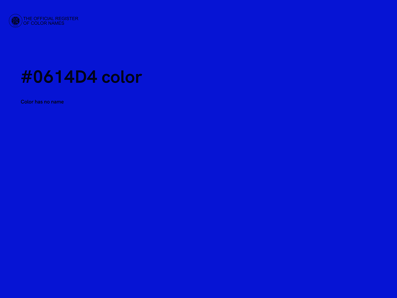 #0614D4 color image