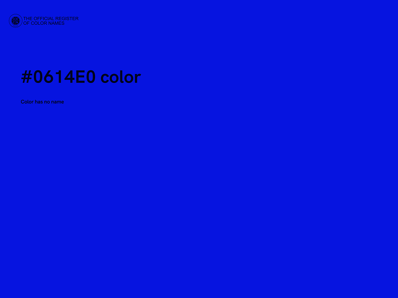 #0614E0 color image