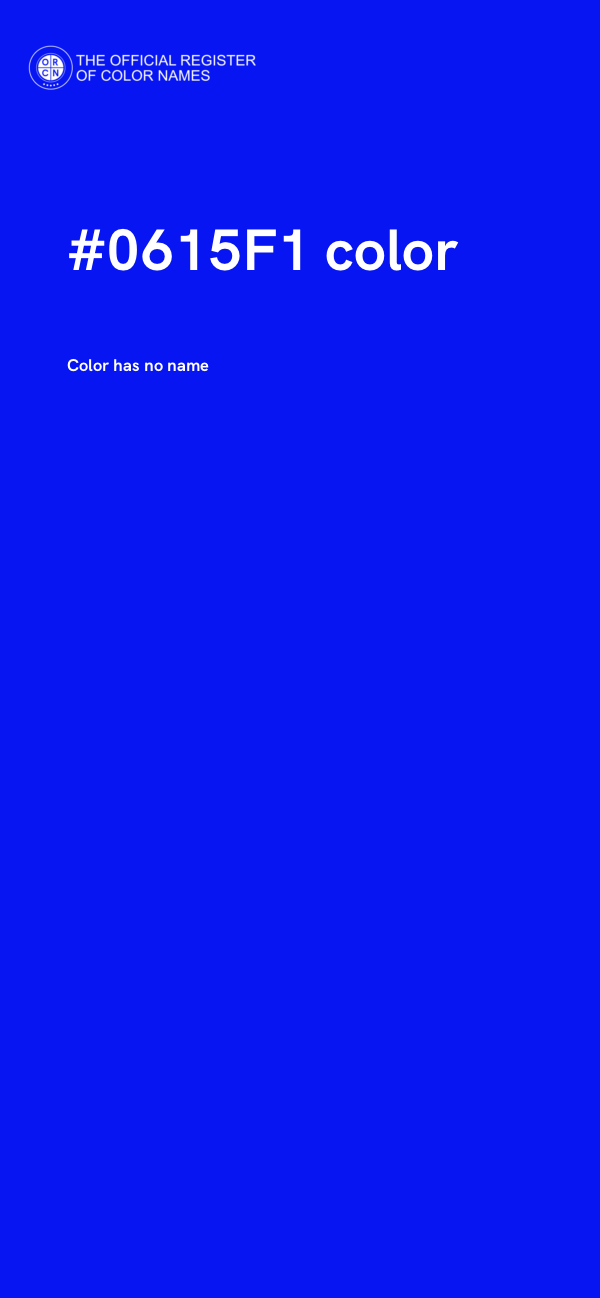 #0615F1 color image