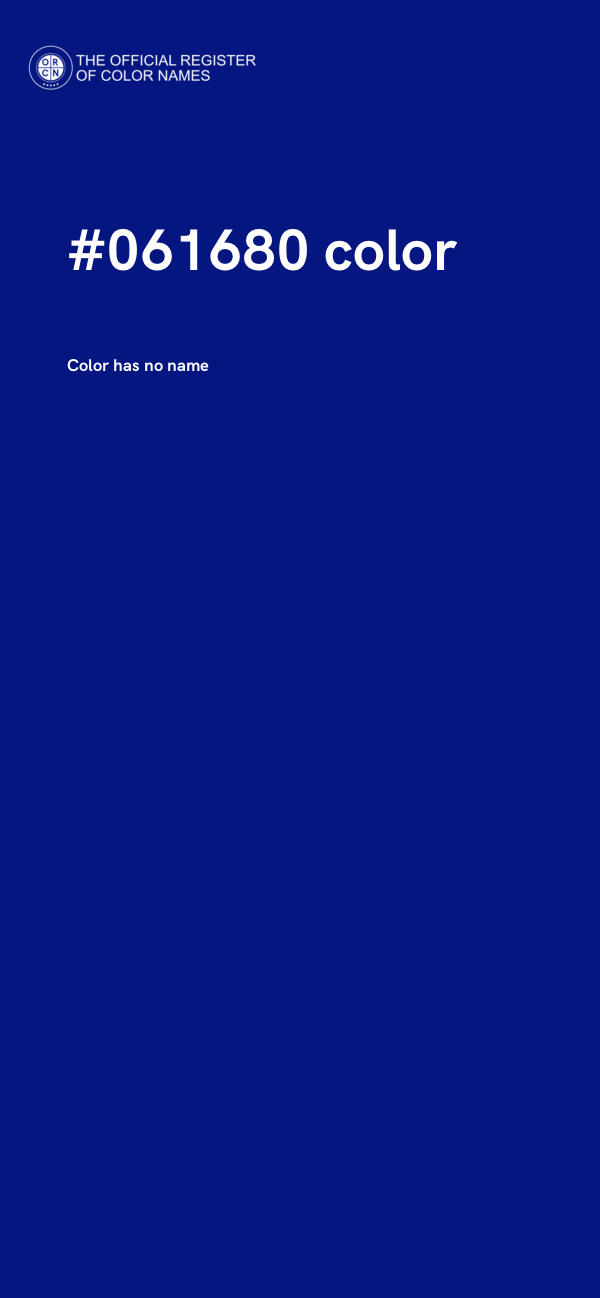 #061680 color image