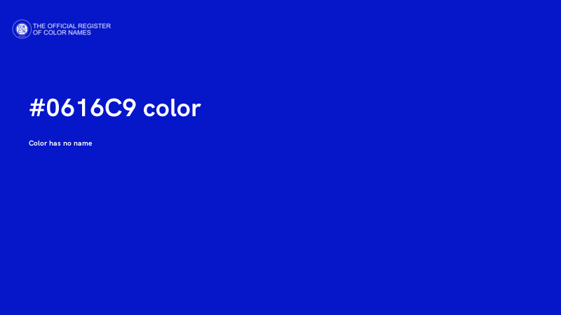 #0616C9 color image