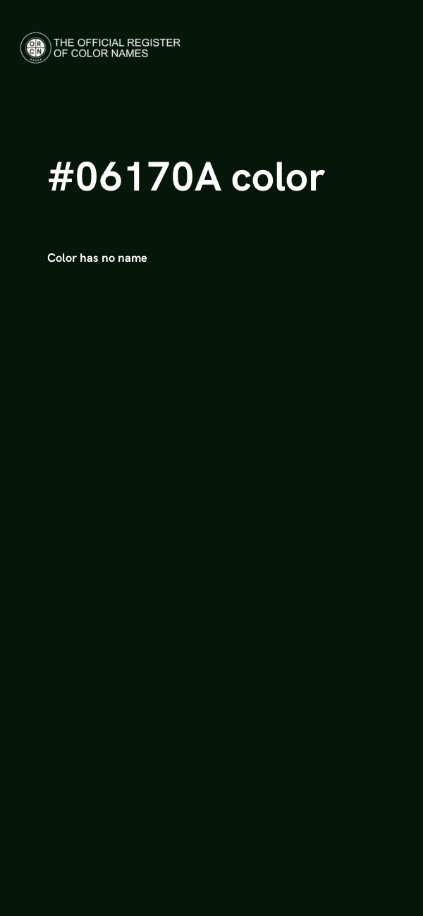 #06170A color image