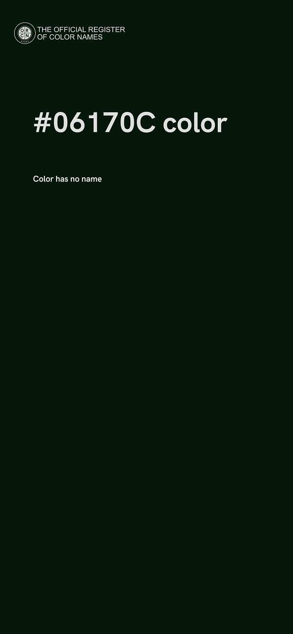 #06170C color image
