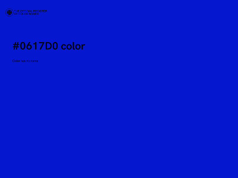 #0617D0 color image