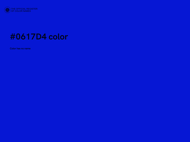#0617D4 color image
