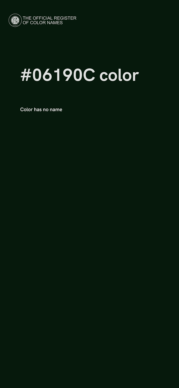 #06190C color image