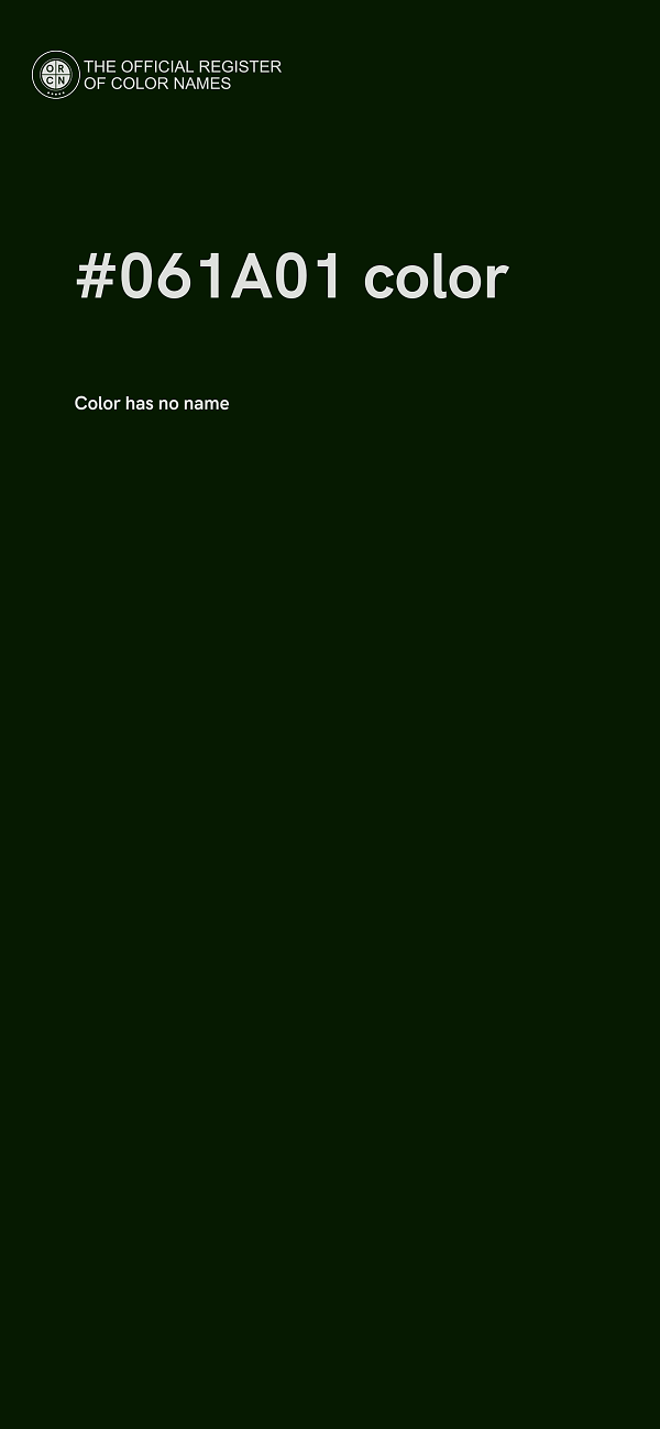 #061A01 color image