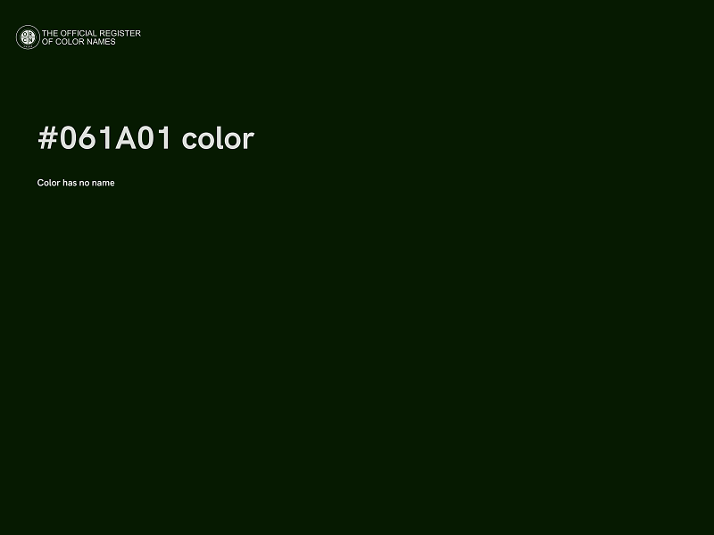 #061A01 color image