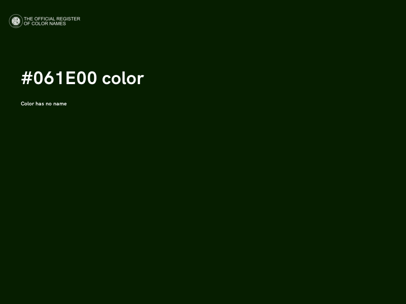 #061E00 color image