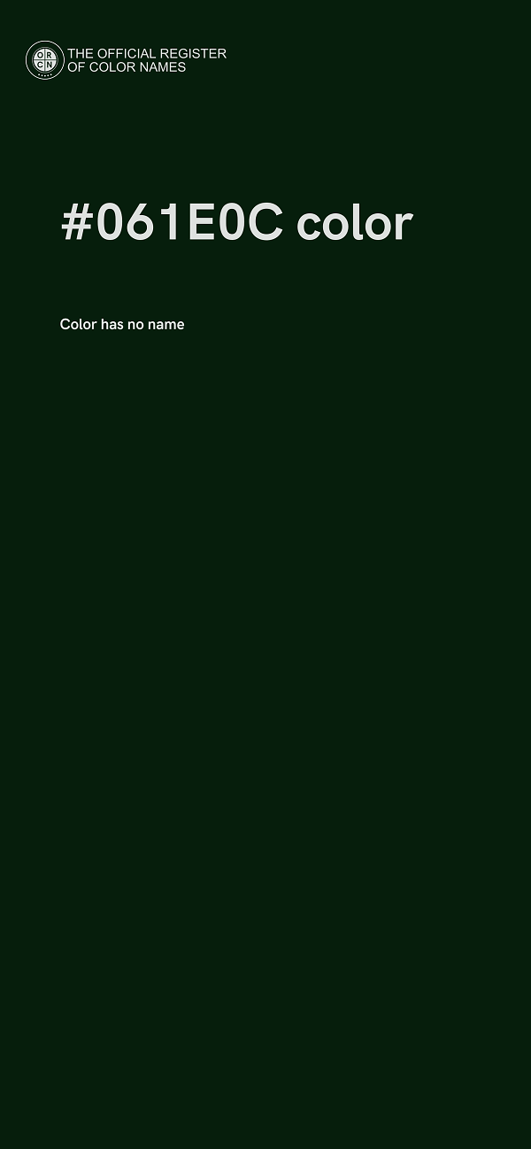 #061E0C color image