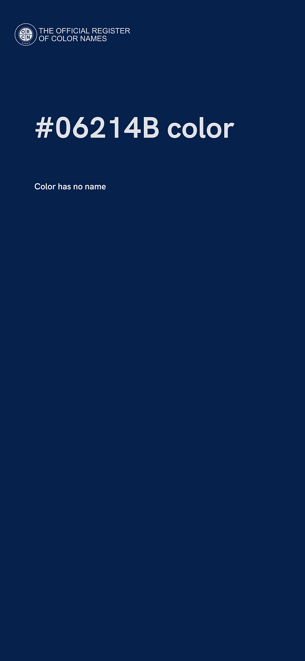 #06214B color image