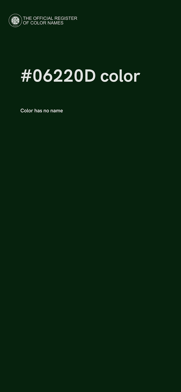 #06220D color image