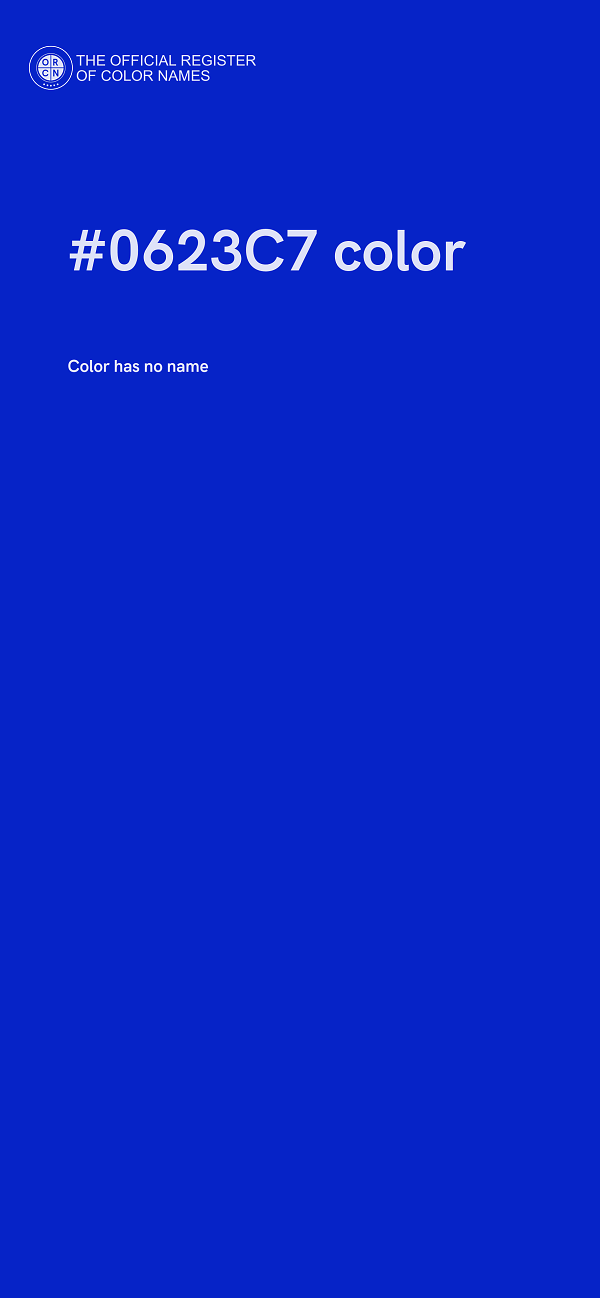 #0623C7 color image