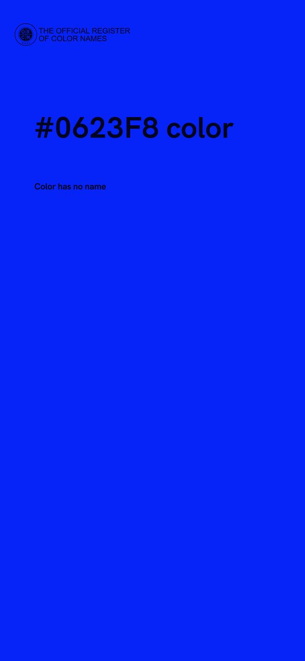 #0623F8 color image