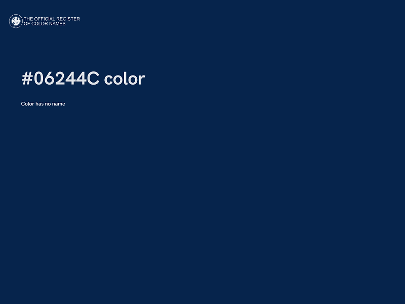 #06244C color image