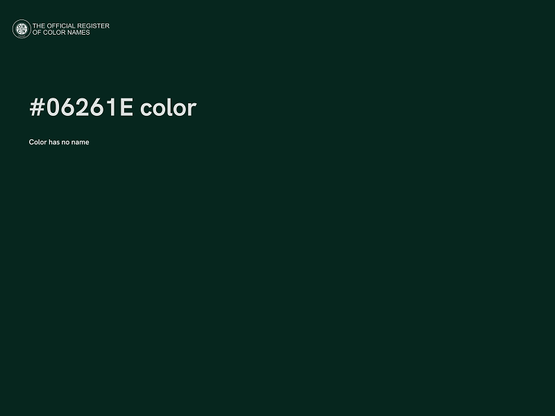 #06261E color image