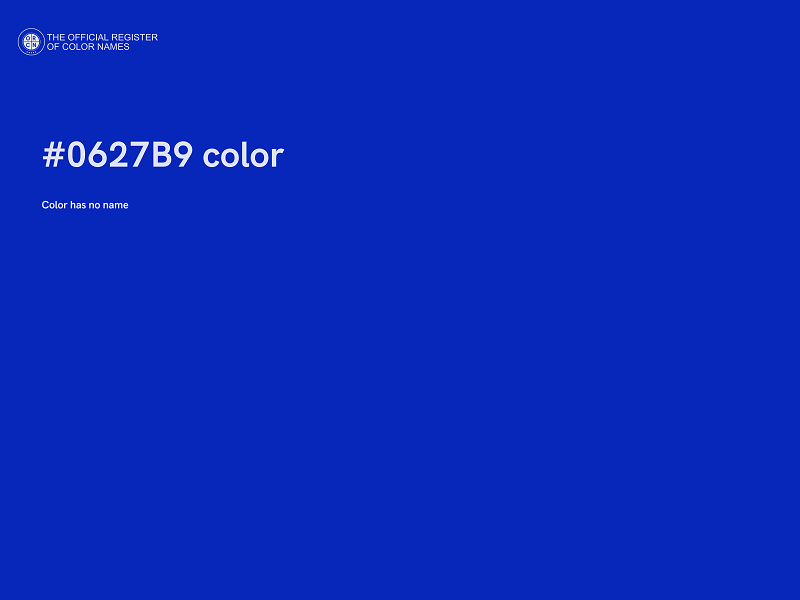 #0627B9 color image