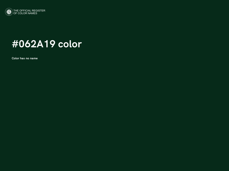#062A19 color image