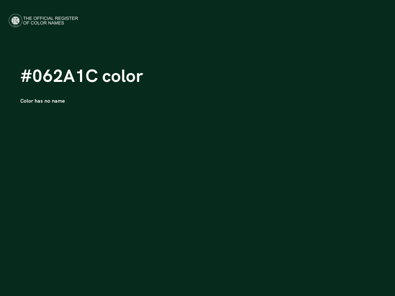#062A1C color image