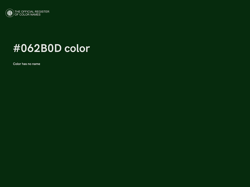 #062B0D color image