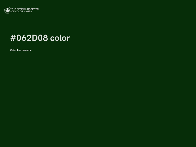#062D08 color image