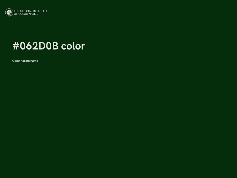 #062D0B color image