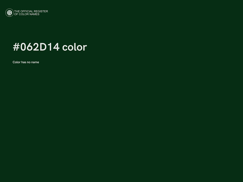 #062D14 color image