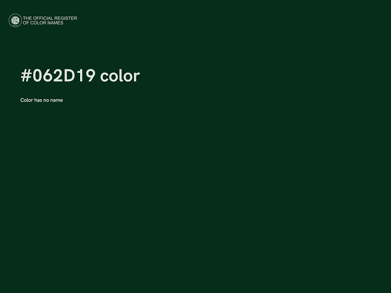 #062D19 color image