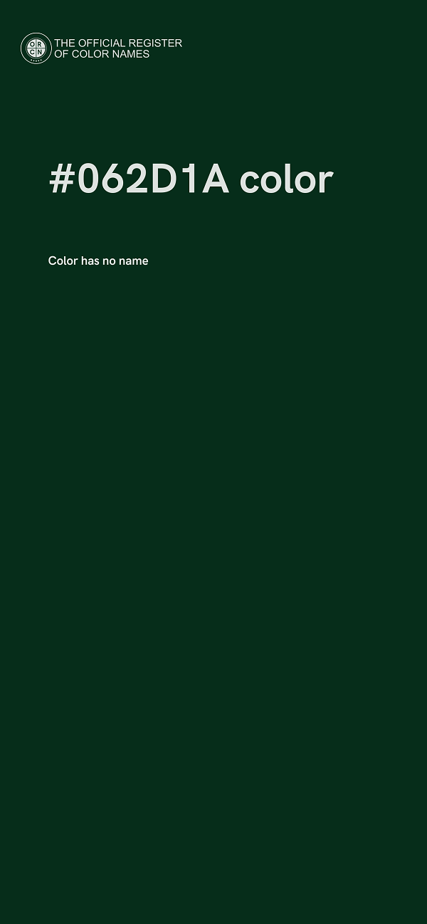 #062D1A color image