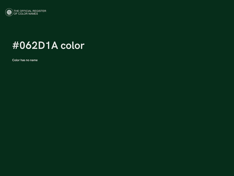 #062D1A color image
