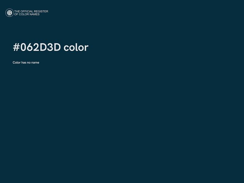 #062D3D color image