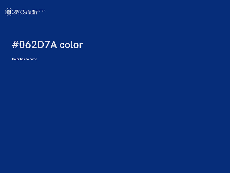 #062D7A color image