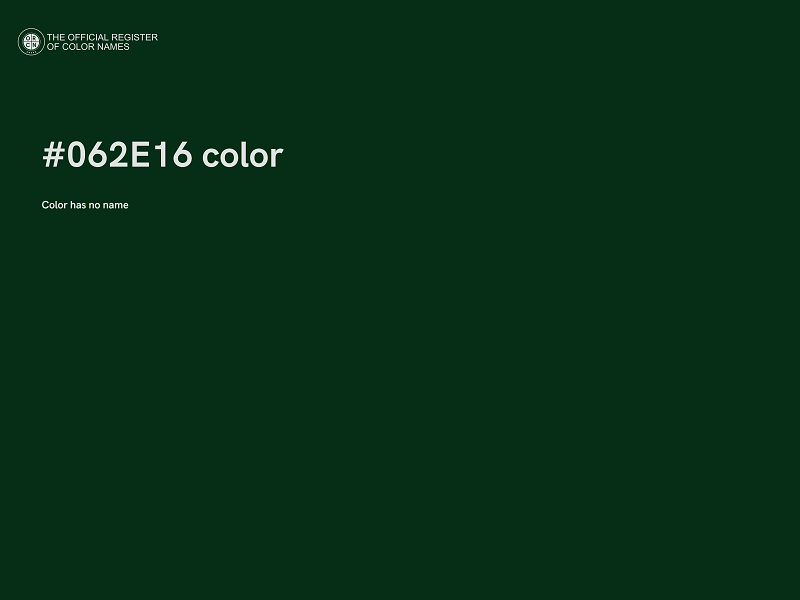 #062E16 color image