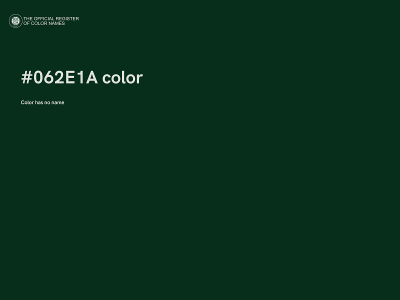 #062E1A color image